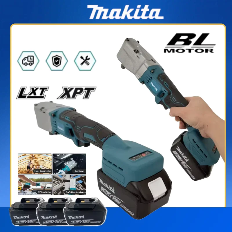 

Makita 1/2'' Brushless Ratchet Wrench 1200NM Electric Cordless Driver Removal Screw Nut Car Repair Tools