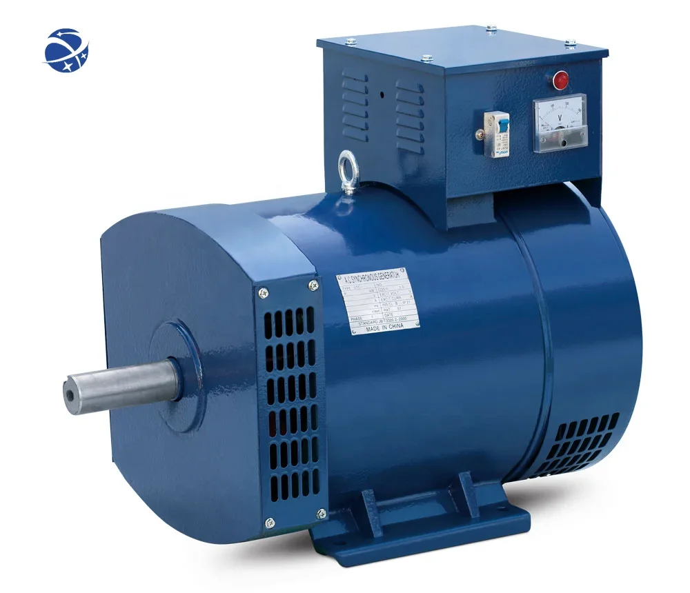 #YUNYI single three phase brush brushless st stc ac alternator synchronous generator with diesel engine