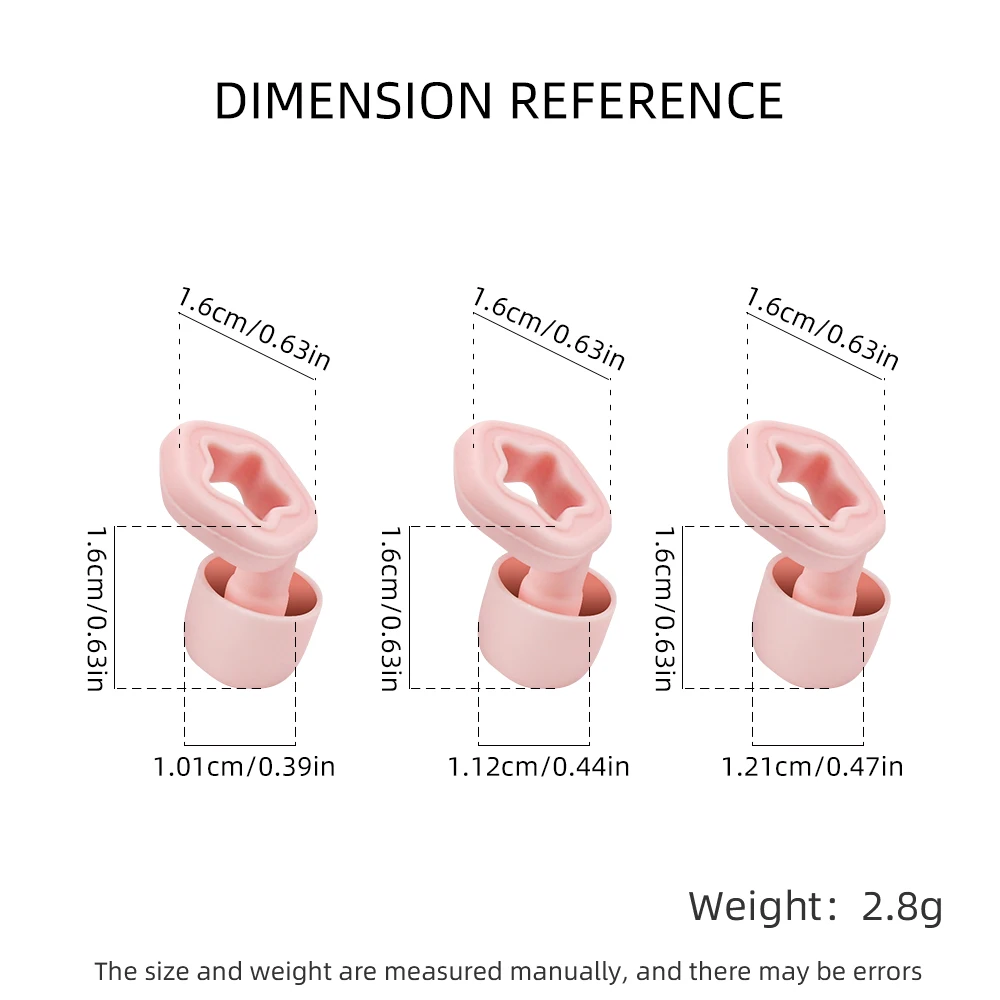 3 paia/set Tappi per le orecchie in silicone con riduzione del rumore Riutilizzabili Tappi per le orecchie da nuoto impermeabili Protezione