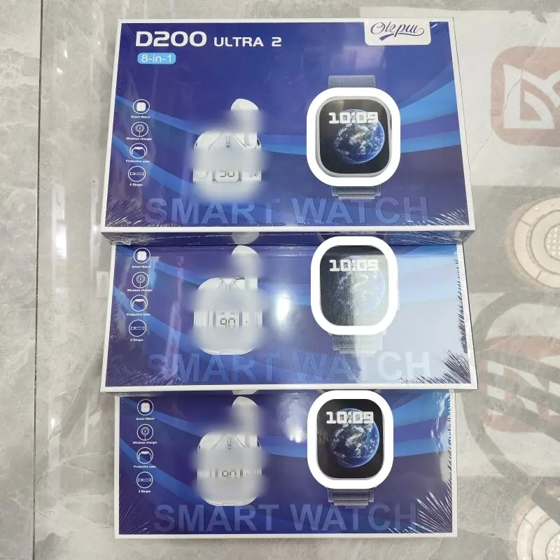 Smart Watch D Series Set D200 Combination Set Wireless Charging Smart Call Bluetooth Watch OKPU