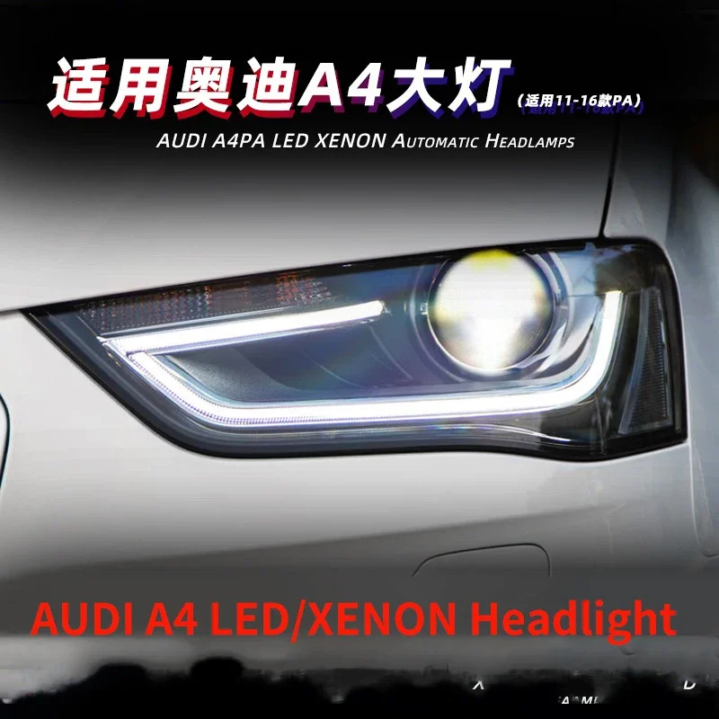 

Автомобильные фары для Audi A4 B8 B9 2011-2016 S4 светодиодные автомобильные фары в сборе светодиодные DRL дневные ходовые огни указателя поворота автозапчасти