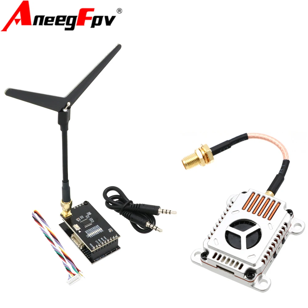 

1.2G 1.2GHz Switchable 1W 1.6W 2W 25mW/2000mW VTX Video Transmitter Module whit 1.2G 8Ch VRX For FPV Long Range Racing Drone