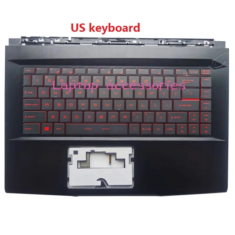 NEW for MSI GF63 8RC 8RD MS-16R1 R2  R3 R4 R5 R6 US laptop keyboard with Palmrest upper COVER backlit