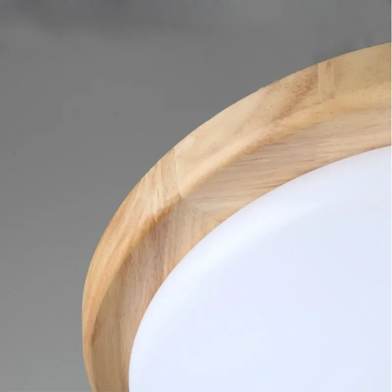 Modern LED Wood Ceiling lamp Korean Garden Style Indoor Light For Home Bedroom Lamps Foyer Room Lamp Fixture Lampshade Lighting
