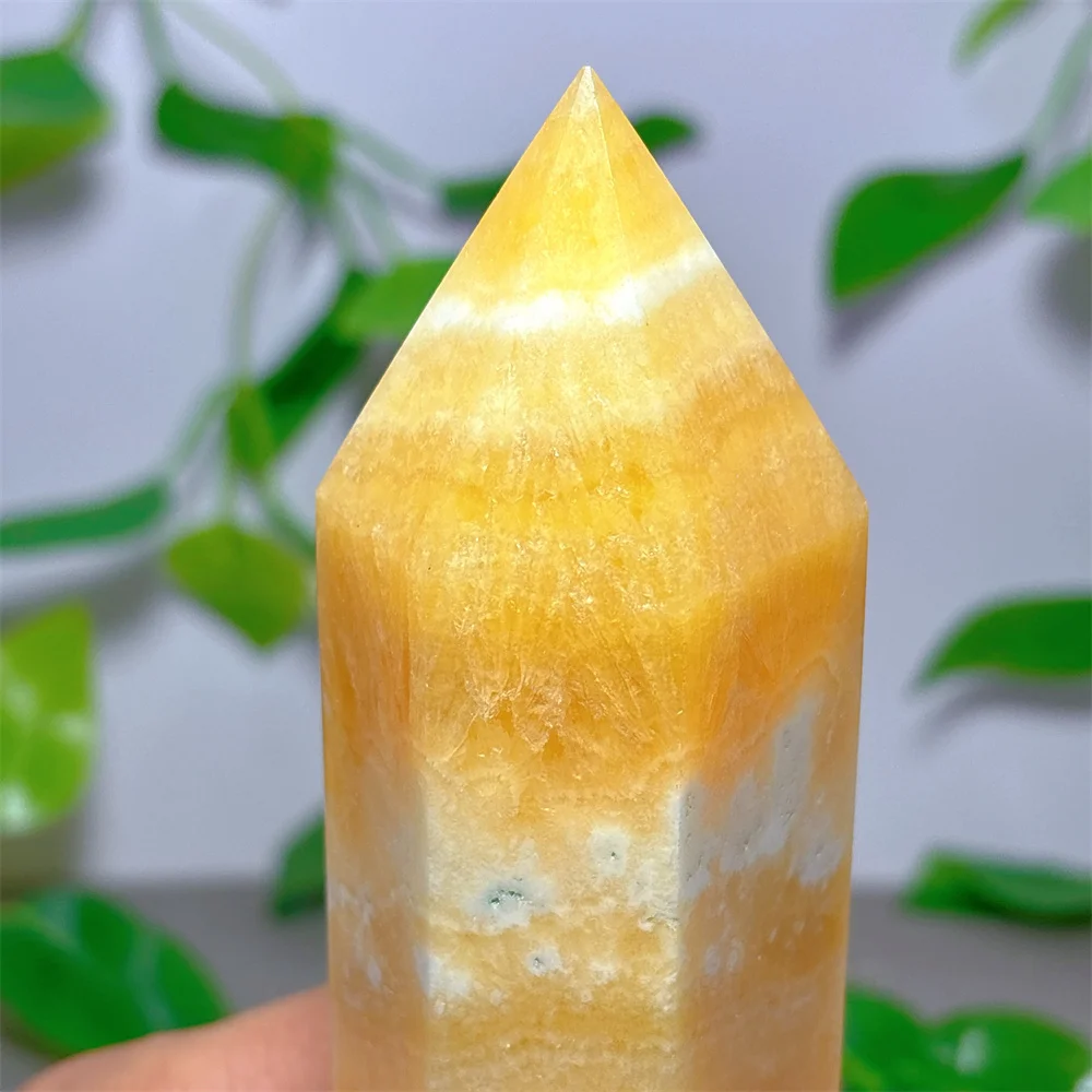 

Желтая полоса Кальцитовая башня Кристалл Натуральный камень Кварцевые минералы Домашнее оформление Рейки Подарки Энергия Исцеление Удача Любовь Сад