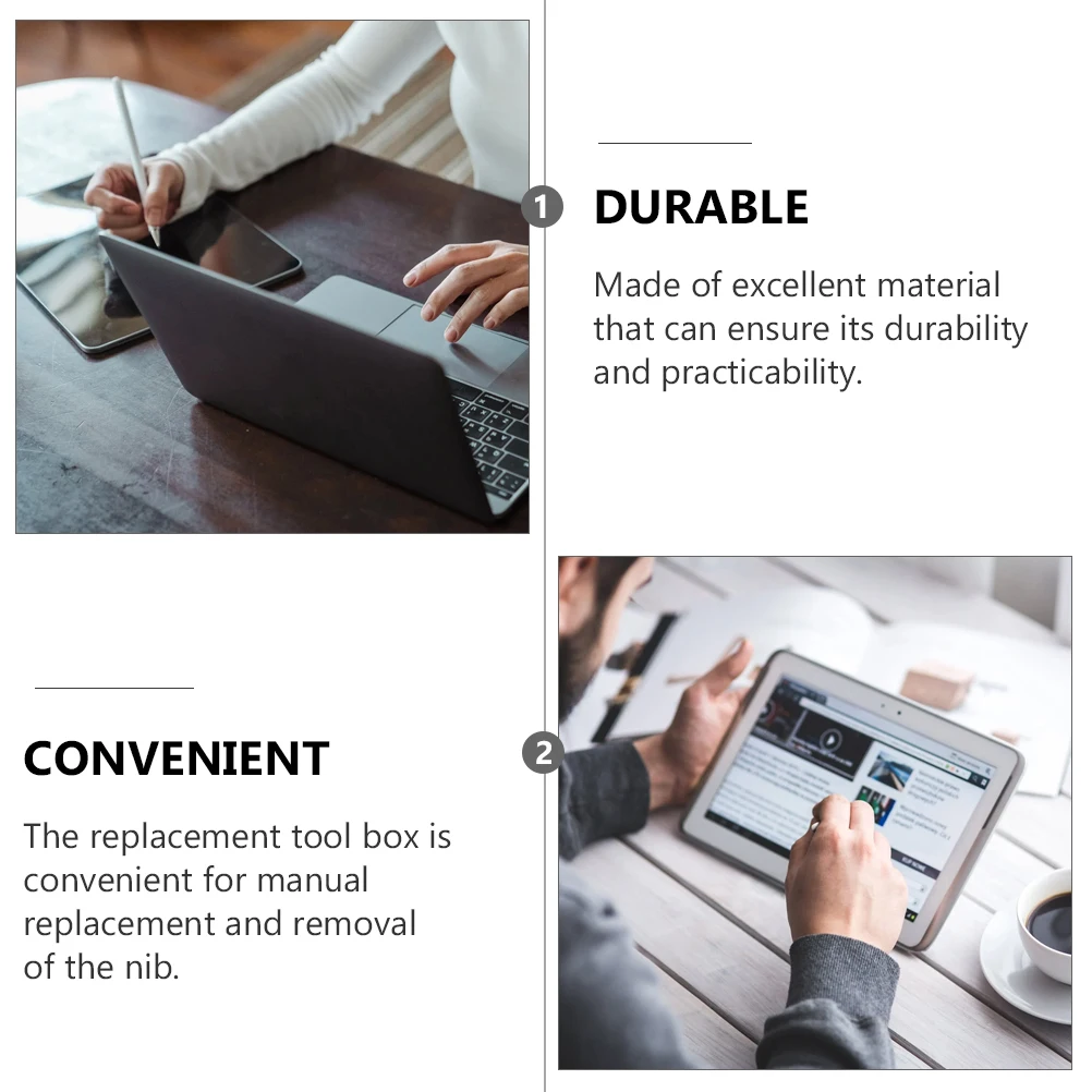 

1 Set Efficient Stylus Pen Tips Organizer for Surface Pro4/5 with Durable Material and Scratch Prevention