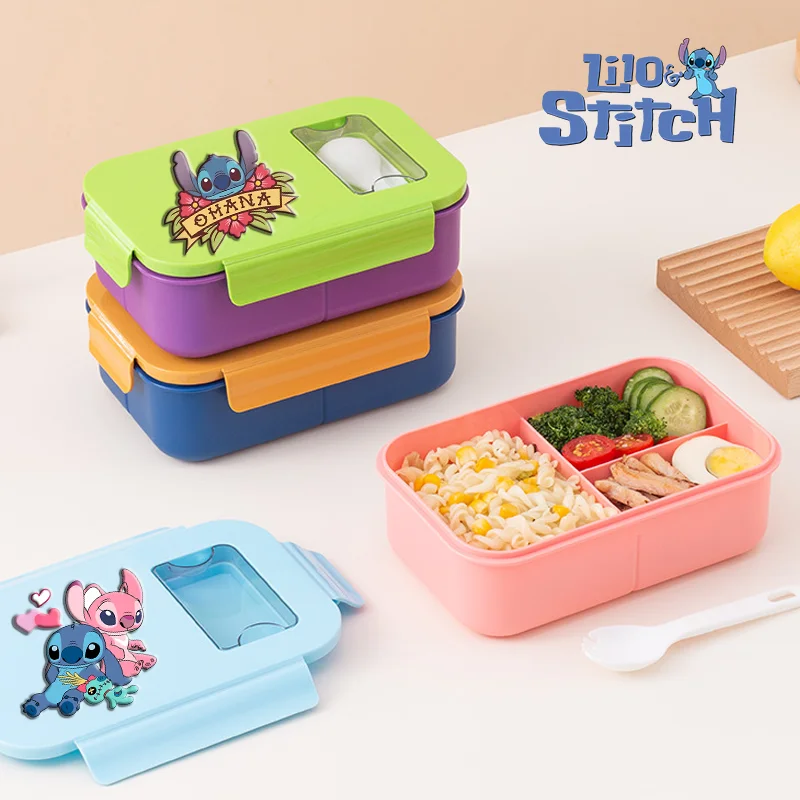 

Lilo & Stitch Lunch Case Cartoon Anime Print Bento Box Boys Girls Cute Food Storage Containers Fashion Picnic Box Kids Birthday