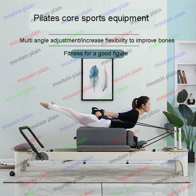 yoga multifunctional training equipment Pilates core bed trainer fitness equipment small white bed