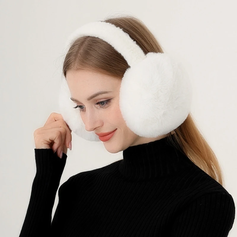 

Teens Girl Boys Ear Muff Lovely Furry Ear Protectors Outdoor Sports Ear Muffs X4YC