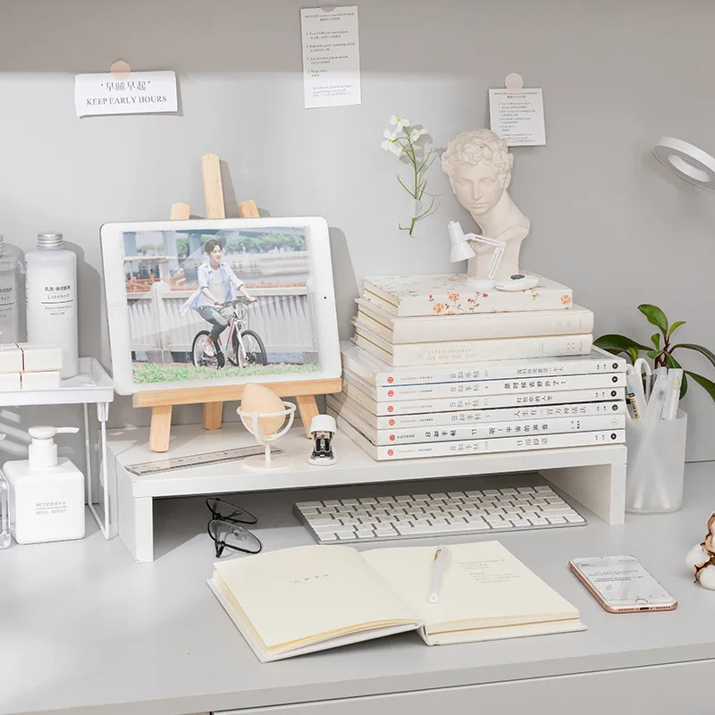 Office Computer Monitor Heightening Shelf Multi-function Desktop Keyboard Storage Shelf Pallet Support Shelf Laptop Holders