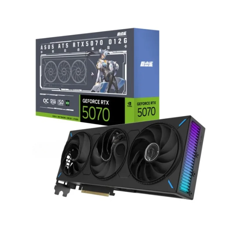 

ATS-RTX5070-O12G Megalodon new suitable for live rendering of e-sports games independent graphics card