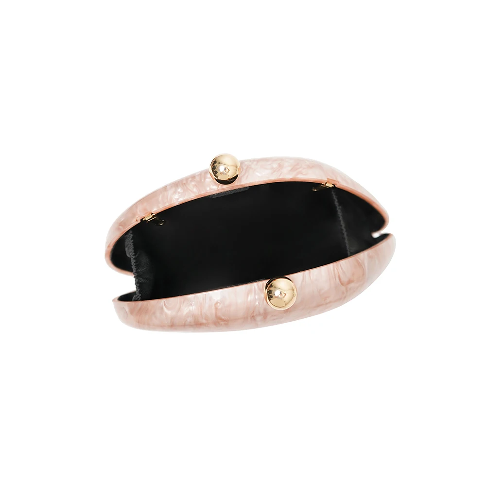 2026 Spring Summer New Arrival Hot Selling Irregular Acrylic Shell Evening Bag, Luxury Versatile Shoulder & Crossbody Bag For D view 5