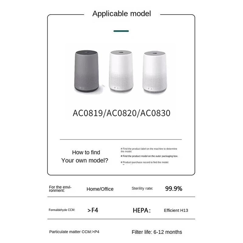 A44F-متوفر لفلتر الهواء من سلسلة 800 لتنقية الهواء
