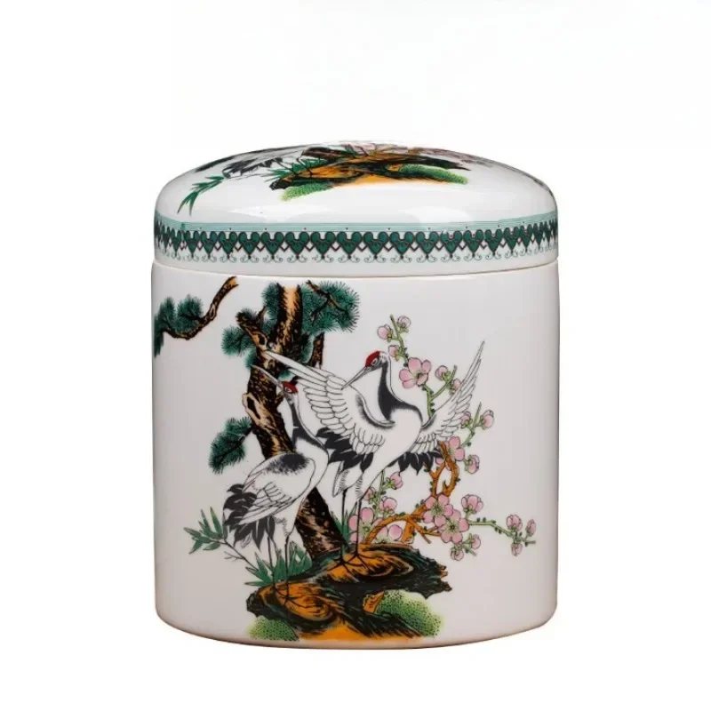 High temperature ceramic urn ceramic large bone picking altar funeral bone picking jar grave removal