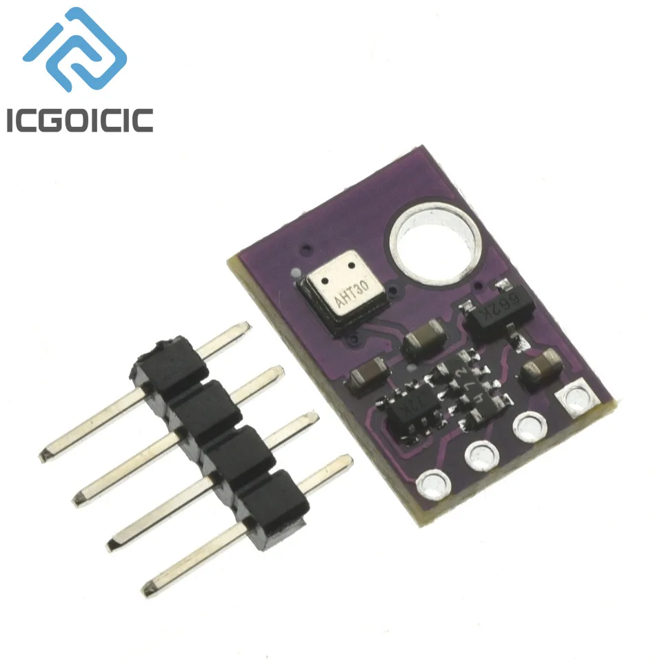 AHT30 Temperature Humidity Sensor Module I2C Digital Output High Precision Wide Voltage for Arduino Raspberry Pi DIY