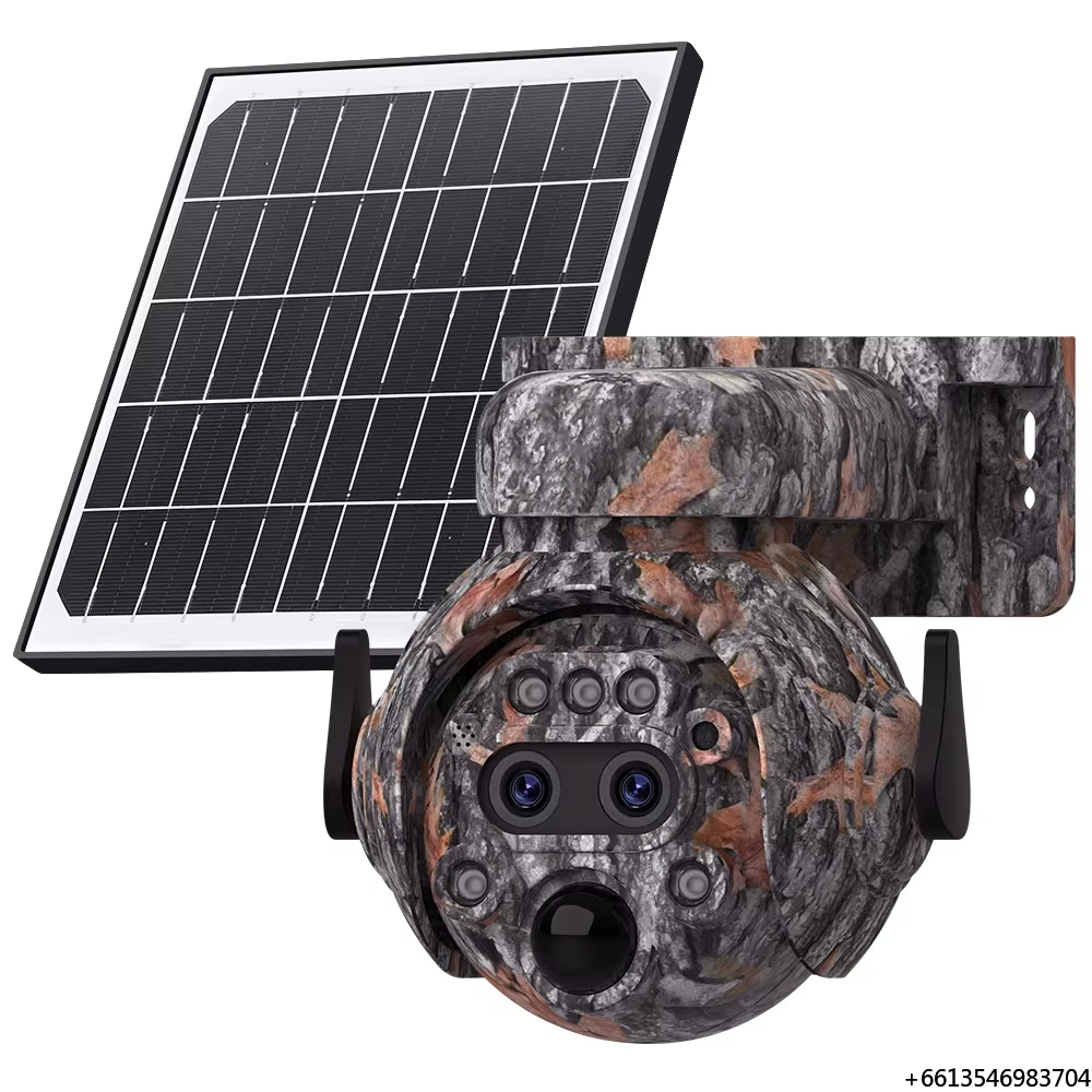 Trail Hunting Camera GSM Invisible Lights Camouflage Solar Camera Wildlife Trail Hunting Cctv Camera with Wifi Night Vision