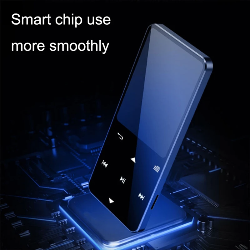 Новый Bluetooth MP3 MP4-плеер 8G Hi-Fi музыкальный плеер поддерживает карту, с FM-будильником, шагомером, встроенным динамиком для электронной книги