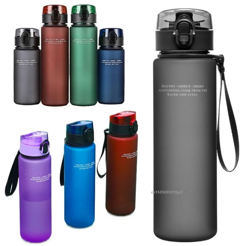 Leak Proof Sports Water Bottle High Quality Tour Hiking Portable Drink Bottles with Filter 500ml 650ml Camping Gym Cup