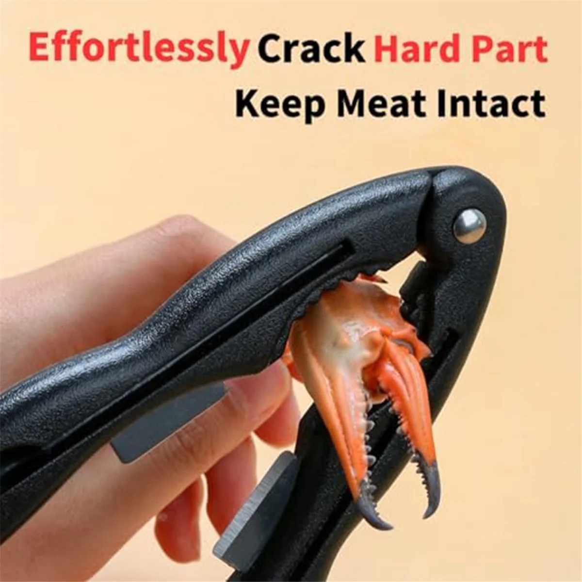 2PCS Crab Crackers and Tool Multifunctional Crab Leg Cracker Efficient Lobster Crackers Sturdy Seafood Crackers and Tool