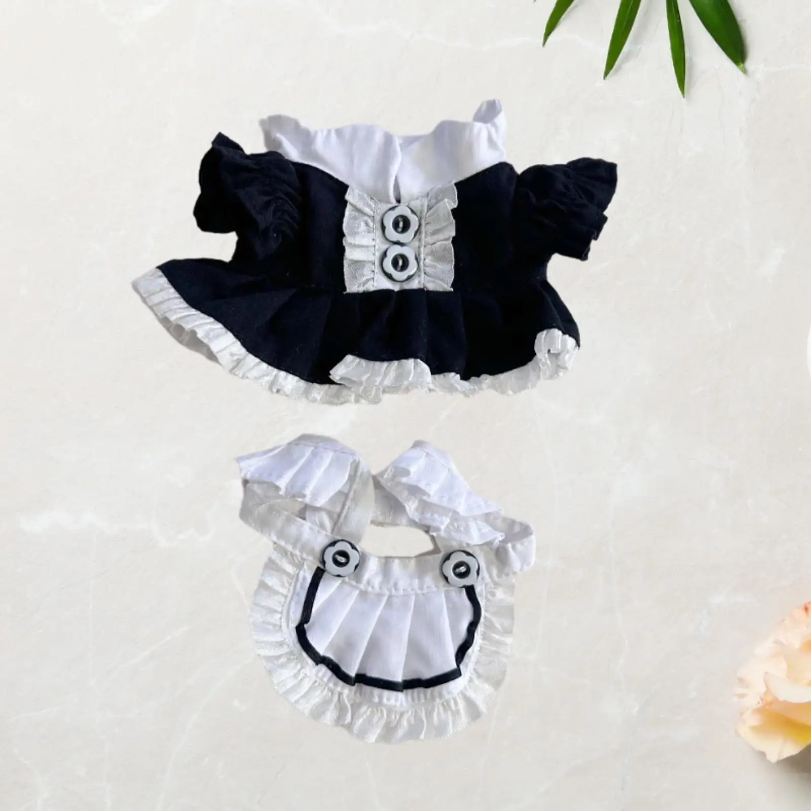 

20cm Cute Doll Dress Photo Props for Kids Birthday Gift DIY Accessories Soft Coordination Educational Cute DIY Doll Toy Dress up