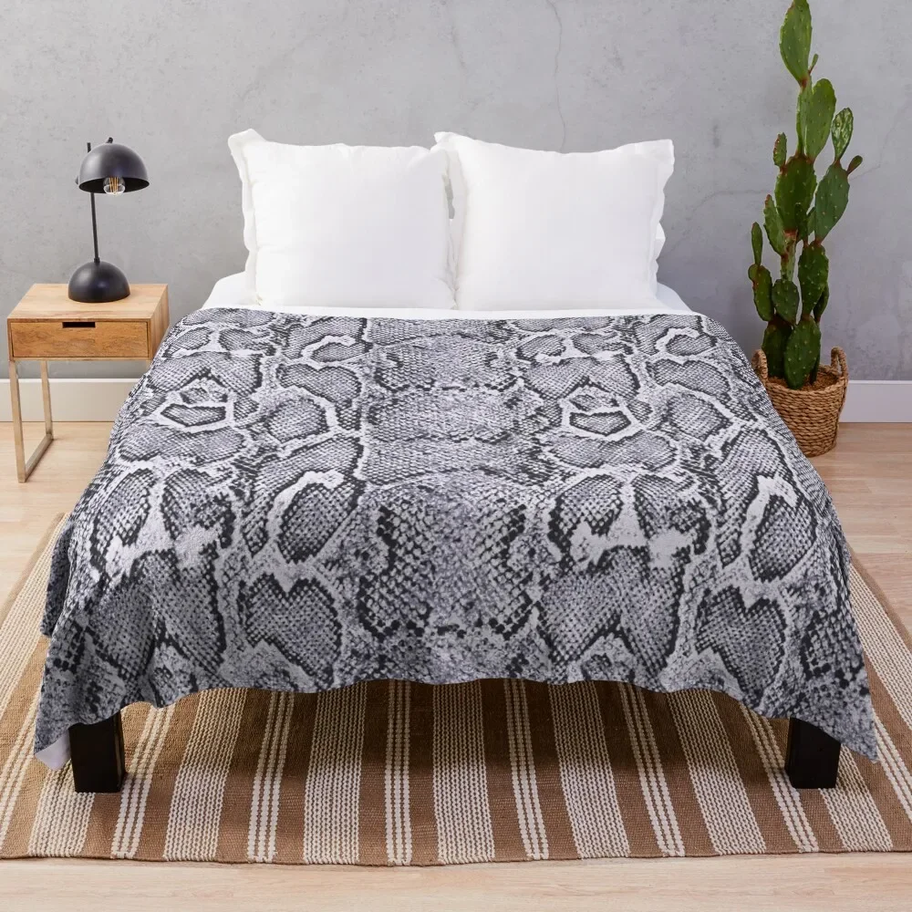 Snakeskin Snake Skin Serpentine Pattern Throw Blanket Winter beds Soft Beds Sofa Blankets