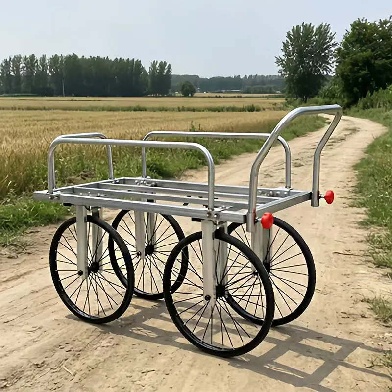 Trolley, Greenhouse Trolley, Fruit and Vegetable Picking, Push-pull Tool Cart, Large Wheels, Light and Adjustable