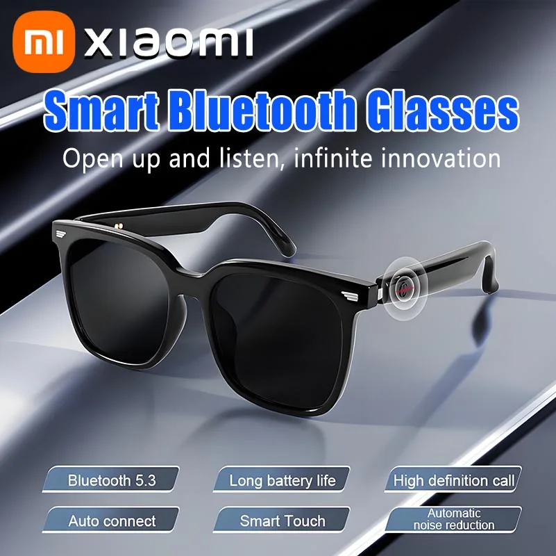 Xiaomi GS01 نظارات بلوتوث ذكية شحن مغناطيسي يدعم الاتصال تشغيل الموسيقى مساعد الصوت والتصوير الفوتوغرافي للتحكم عن بعد #1