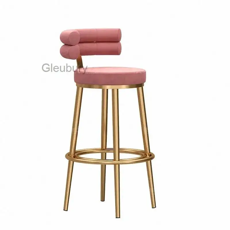 

Скандинавский современный дизайнерский барный стул класса люкс с подлокотниками для дома, кухонного острова, барной стойки, ресепшена, кассы