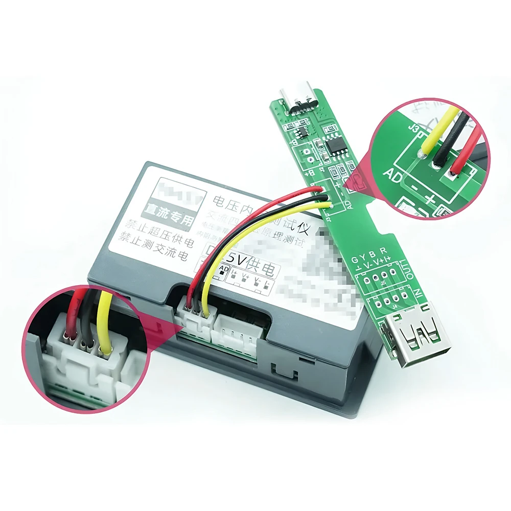 TS607 Batterie-Innenwiderstandstester 60V 4-Draht-AC-Methode mit 99-Datenprotokollierung und einstellbarer Standby-Zeit für Maker-Tests – Detail 4