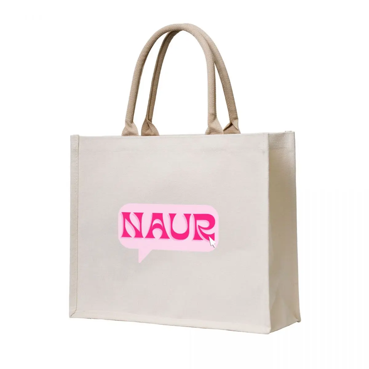 

naur! ros Tote Bag shopping bag university shopper bag tote screen Canvas shoulder