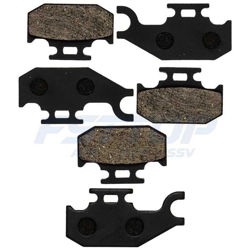 6PCS front and rear brake pad kit for Can-Am Bombardier DS 650 Baja Outlander 330 400 650 800 Quest 90 500 650 Traxter500 650ATV