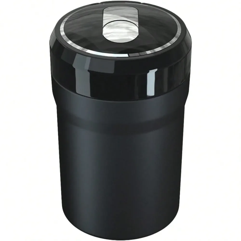 

Бездымная съемная ветрозащитная автомобильная пепельница с крышкой для подстаканника, серебристая, дизайн 2025 года