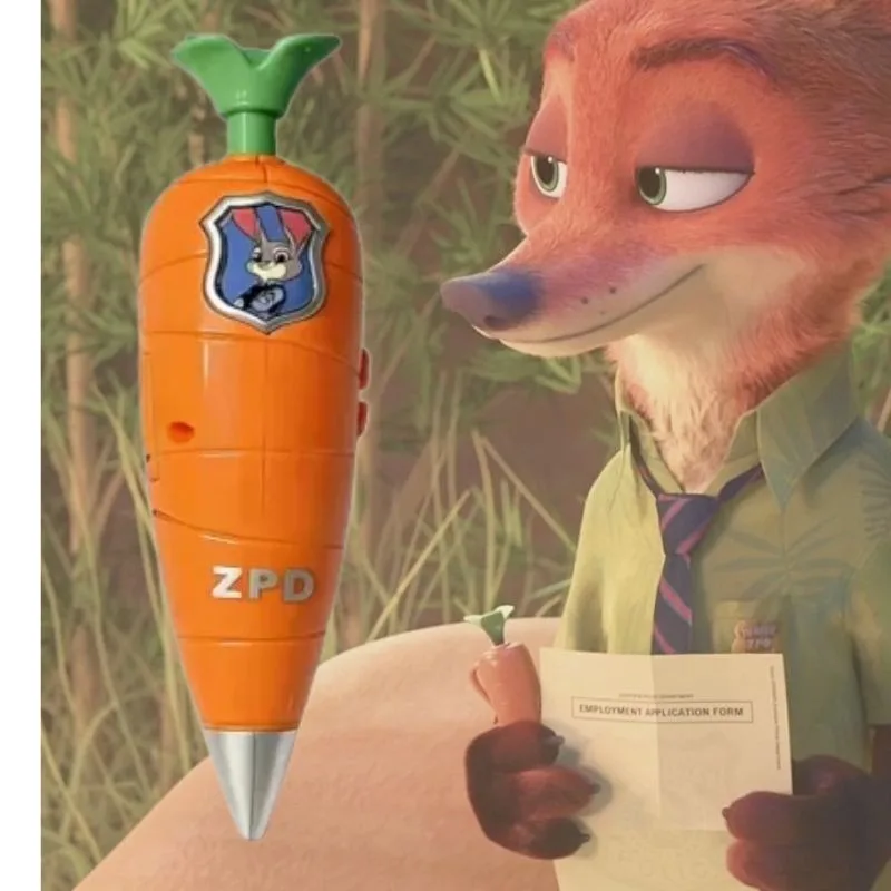 

Подарок на День матери: ручка-диктофон Disney Zootopia 2 Carrot | Стиль Джуди и Ника для детей | Мини-рекордер 60-х годов | Гелевая ручка 2-в-1 для канцелярских товаров