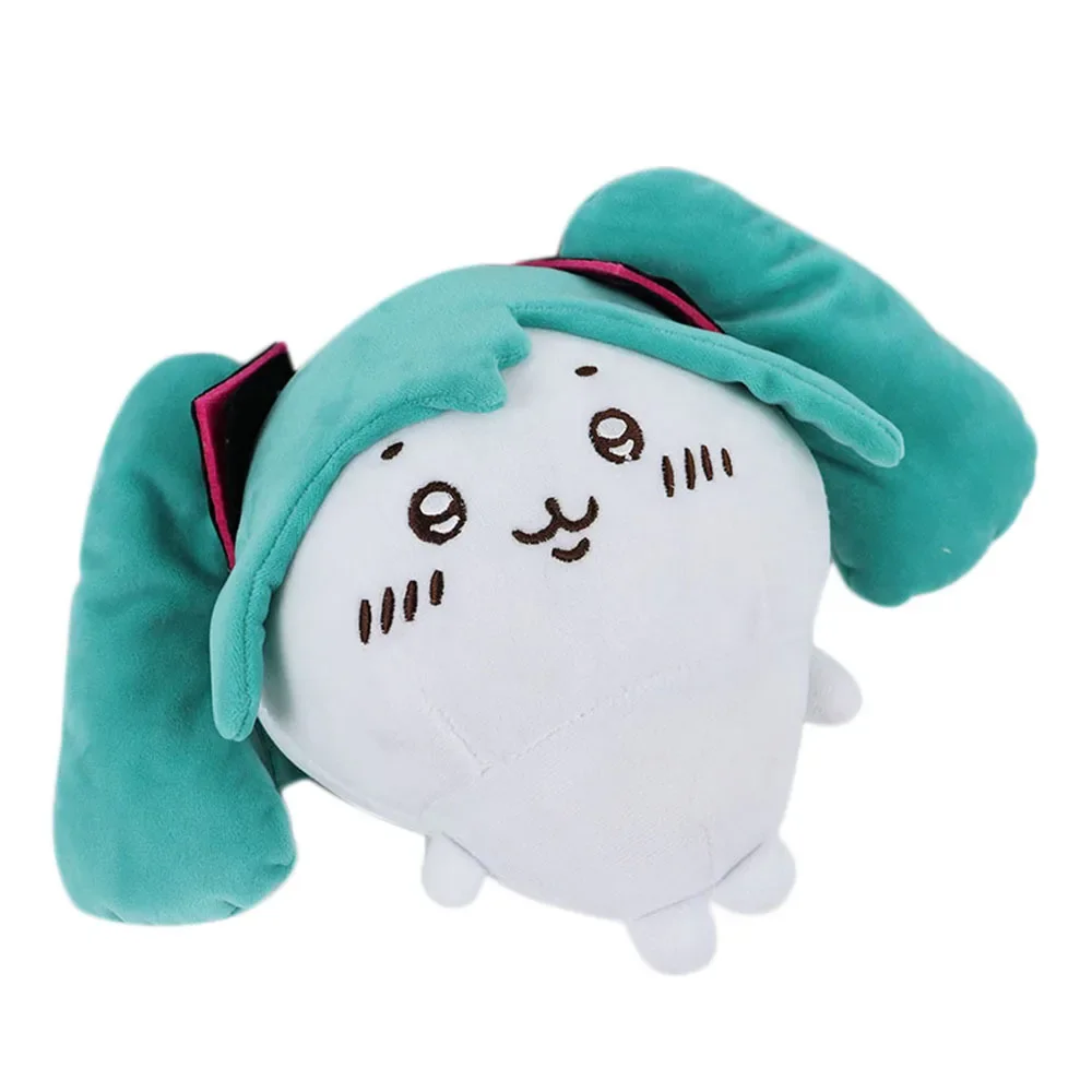 18x10x25 CM 2025 Nieuwe Anime Hatsune Miku Figuur fufu Kawaii Q versie Knuffels Pop ornamenten Geschenken
