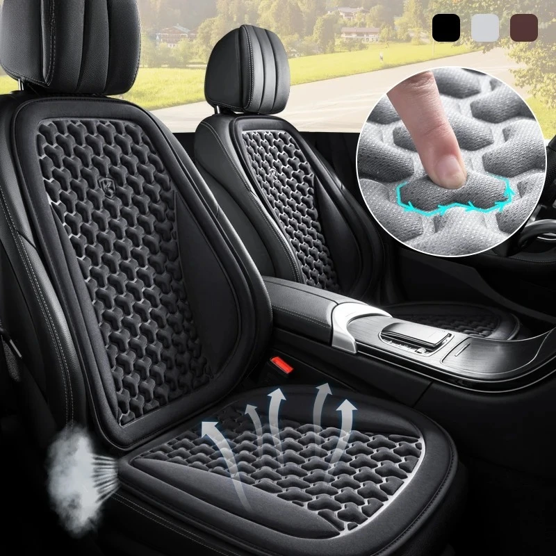 

Car Seat Cover Universal 3D Breathable Soft Car Seat Cushion Convex Design Auto Seat Protector Pads Sweatproof Auto Chair Mat