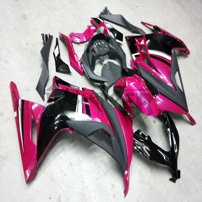 

injection Fairings kit for ZX300R EX300 2013-2014 pink ZX300R 13 14 ABS Plastic Bodywork Set