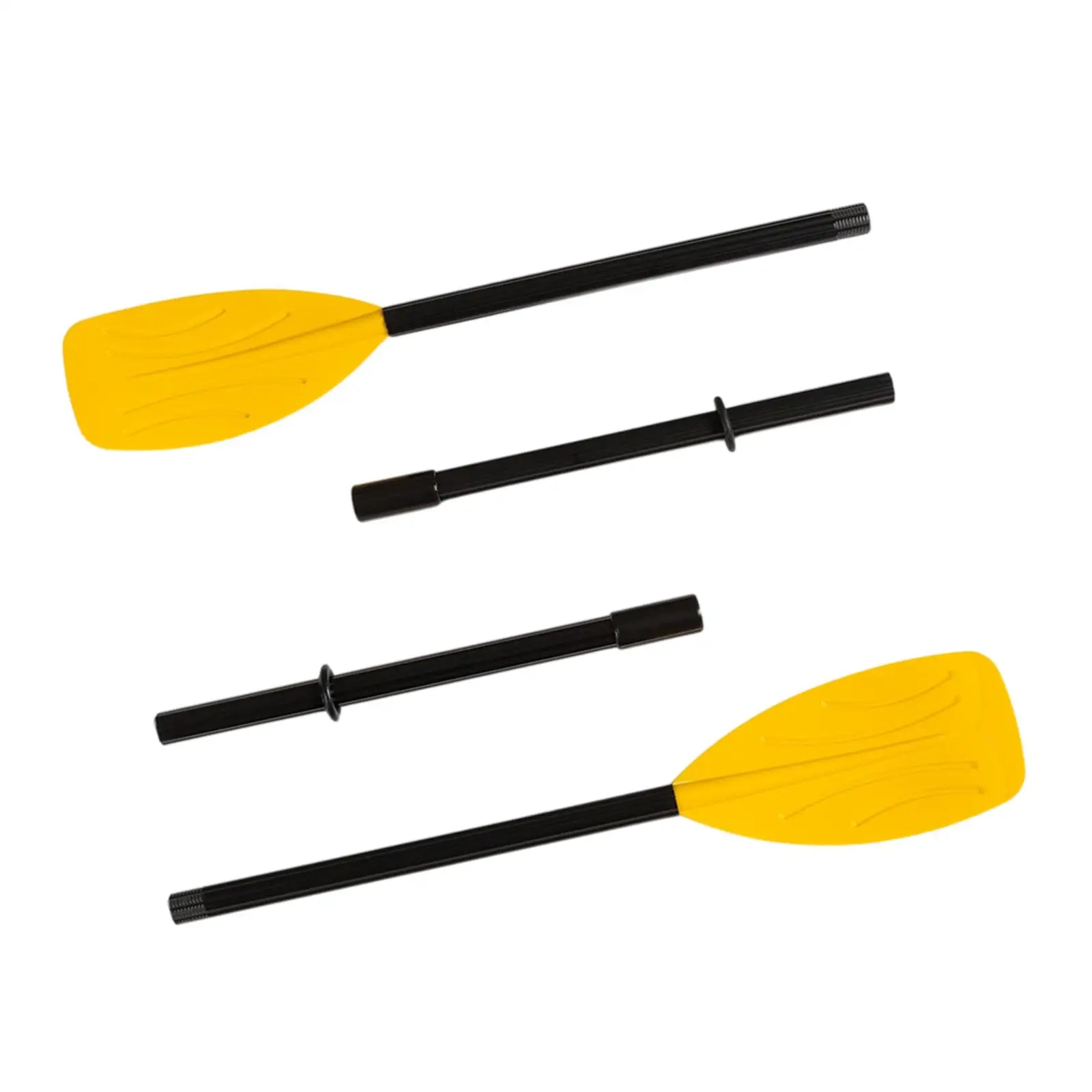 

1Pair PVC Boat Oars Rowing Lightweight Inflatable Boats Kayak Paddle Yellow