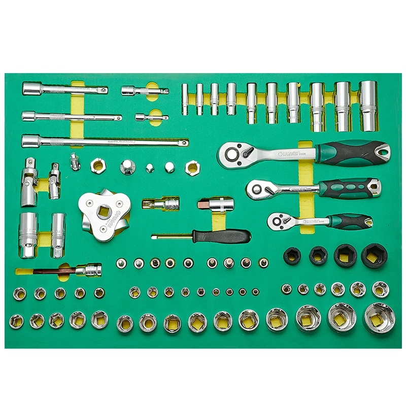 OEM 163PCS Store tool cabinet in workshop hand tools set socket wench