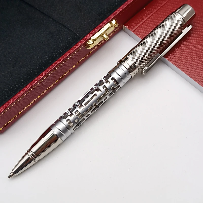 Classic CT Ballpoint Pens Classic Metal Hollow Design Writing Stationery