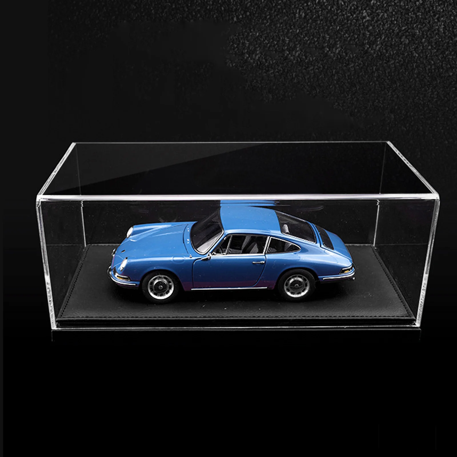 

New Acrylic Display case show case With black PU Leather Base For 1/18 RC Car Model FOR RC Trucks Models Collection