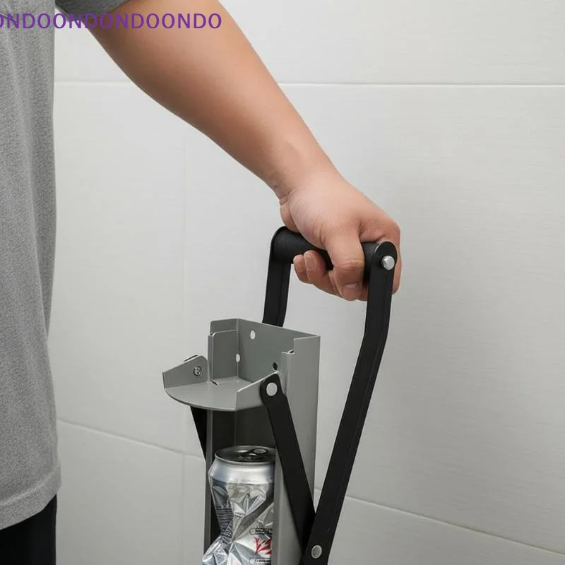 Sturdy Metal 12/16oz Can Crusher, Bottle Crusher, Perfect for Recyclable Soda, Beer, Seltzer Cans
