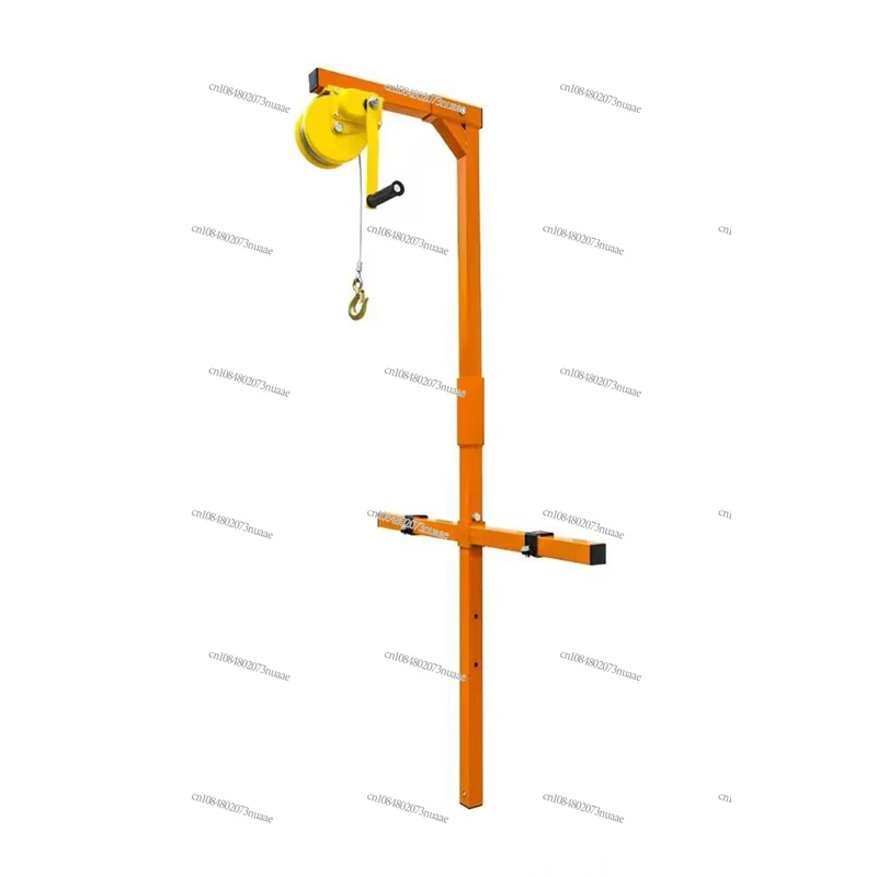 

Self-Locking Folding Crane Manual Winch Assembly Tool Installation Stainless Steel Air Conditioning Lifting Tool