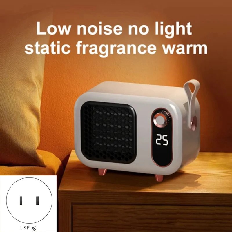 1000W Electric Heater PTC Ceramics Desktop Portable Electric Heater Mini Warmer Machine Household Air Blower US Plug,B Durable