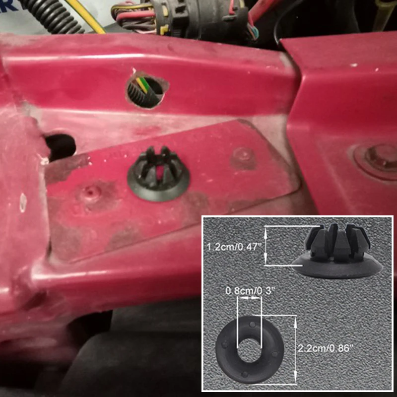 For Honda Fit GD1 GD3 Jazz Jade FR4/5 Ballade Grace City GM6 Prelude BA8/9 Front Hood Bonnet Rod Prop Clips Stay Clamp Retainer view 5