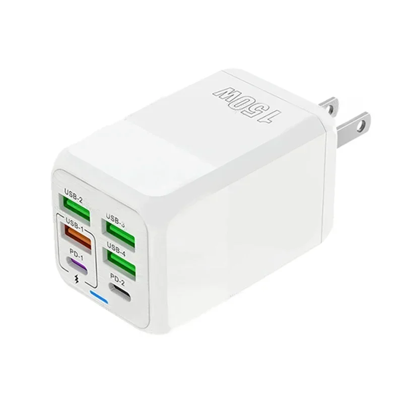 150W Fast Charger USB Type C PD 3A Cable Fast Charging Quick Charge 3.0 Adapter For IPhone Oneplus Cellphones