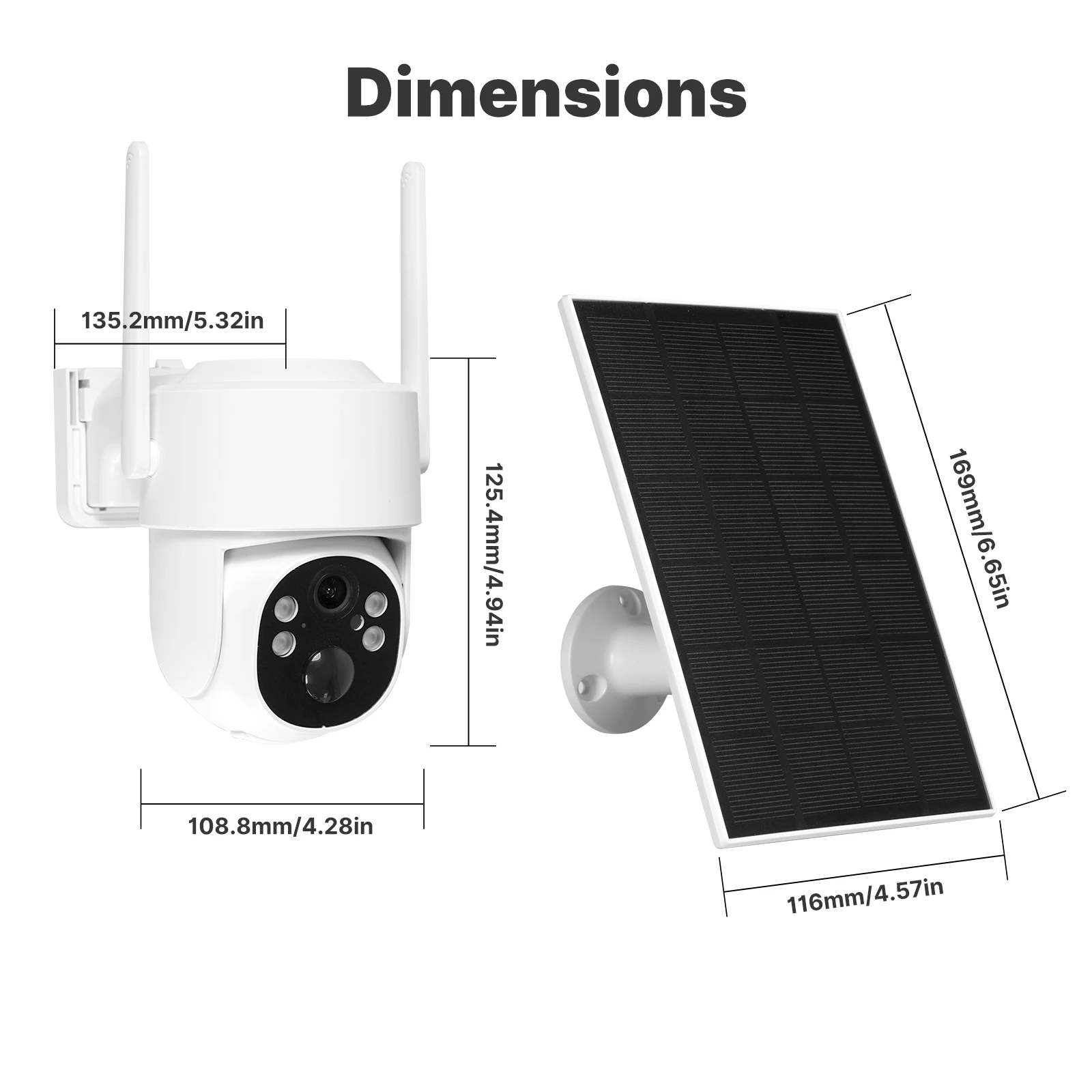 Imagem -06 - Moes Tuya Wifi 4mp Câmera de Segurança Inteligente de Vigilância Carregamento Solar Ip65 à Prova Dágua Rastreamento Humano Visão Noturna Colorida