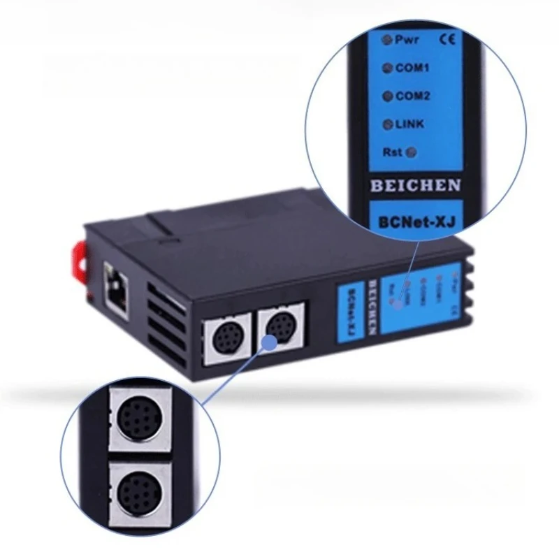 BCNet-XJ لسلسلة Xinjie XC/XD/XL PLC منفذ دائري إلى MODBUS TCP وحدة تحويل الحصول على بيانات الاتصالات عبر إيثرنت #5