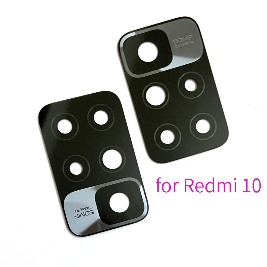 WAMY New Back Rear Camera Glass Lens For Xiaomi Redmi 10 Prime 2022 Redmi 10 5G with Adhesive Sticker