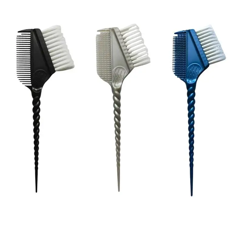 2 in 1 Hair Dye Brush Comb Soft Bristles 1Pcs Easy Clean Hair Coloring Tool for Home DIY Salon Use