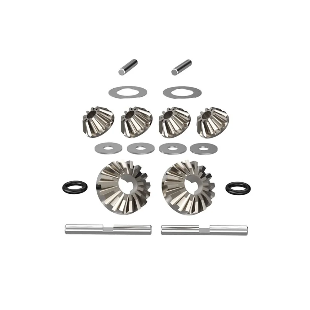RLAARLO XTS-S10 Car Rally/Terminator Parts Center Differential/ Case 34T Driven Gear 65T Spur Gear Pinion Gear Drive Shaft